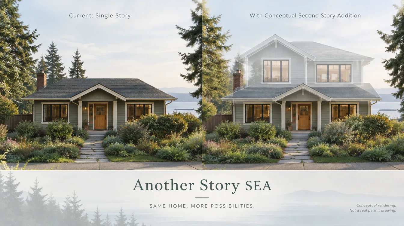 Conceptual before-and-after second-story idea for Another Story SEA