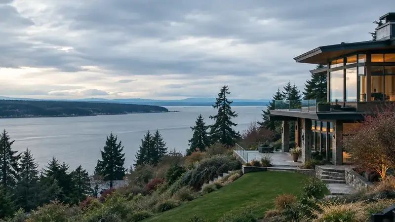 Illustrative: Algona residential exterior remodel context — Pacific Northwest light; not a real Board job photo