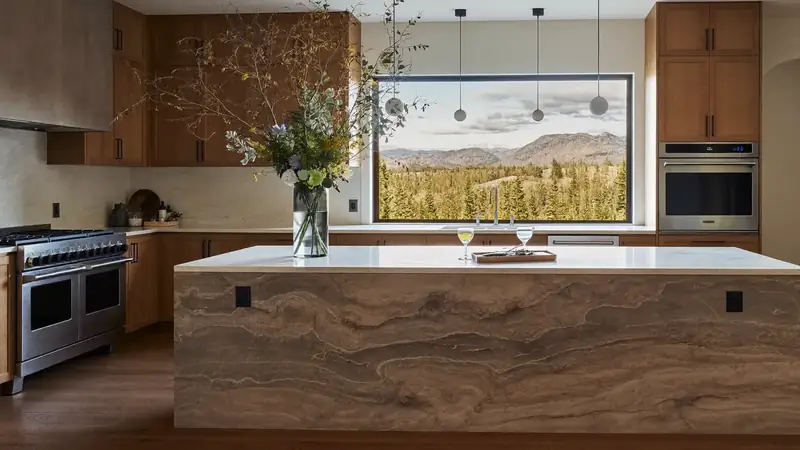 Illustrative: bathroom remodel scene for Brier — waterproofing-minded PNW context; not a real Board job photo