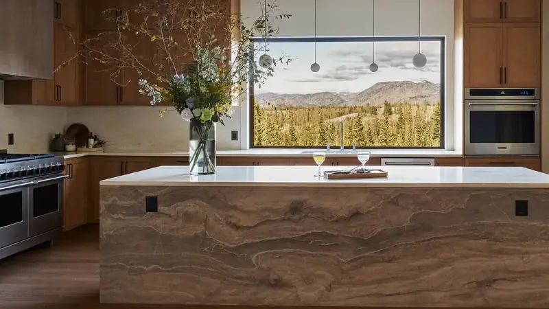 Illustrative: kitchen remodel interior for Carnation homeowners — PNW materials; not a real Board job photo