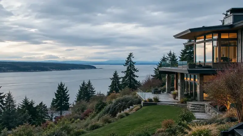 Illustrative: Skykomish residential exterior remodel context — Pacific Northwest light; not a real Board job photo