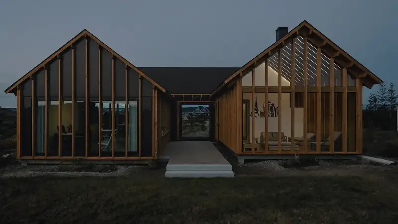 Illustrative: home addition / exterior massing for Snohomish — PNW cedar-fir context; not a real Board job photo